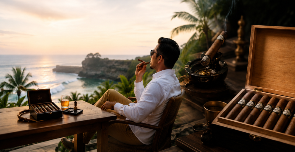 Traveler Malaysia di Bali Order Cerutu Indonesia