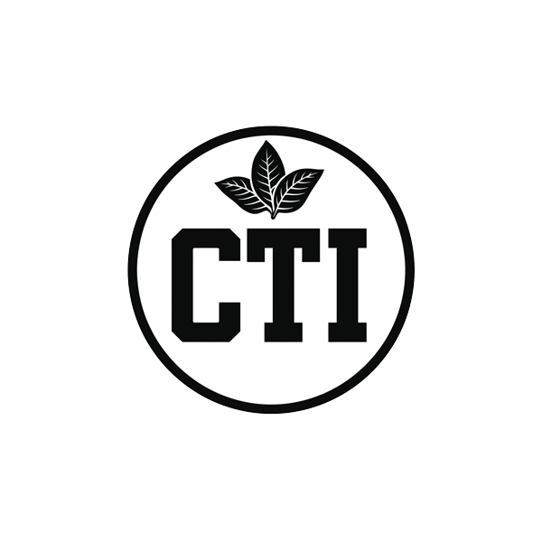 CTI logo with three leaves in a circle.