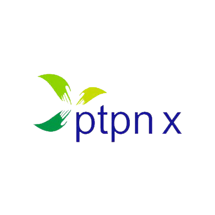 Green and yellow hands logo with blue 'ptpn x' text.
